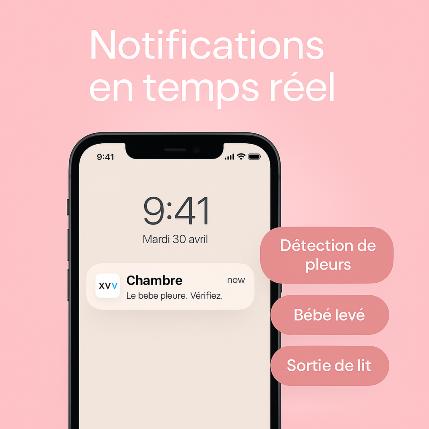 Caméra bébé Nubibi - Intelligente, connectée et sécurisante