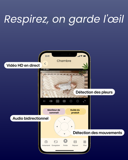 Caméra bébé Nubibi : Votre sérénité retrouvée